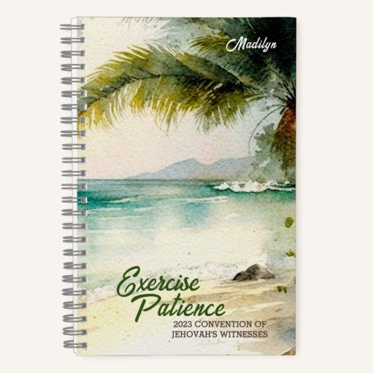 Carnet Convention de 2023 sur l'exercice tropical Patienc (Recto)