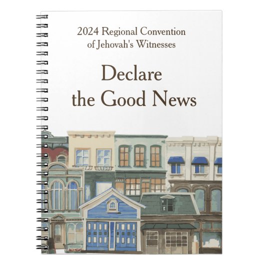 Carnet Convention JW 2024 Déclarer les bonnes nouvelles (Devant)