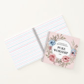 Carnet Convention JW 2025 pur culte design floral (Intérieur)