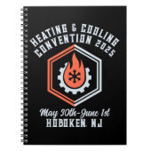 Carnet Convention vintage de chauffage et de refroidissem (Devant)