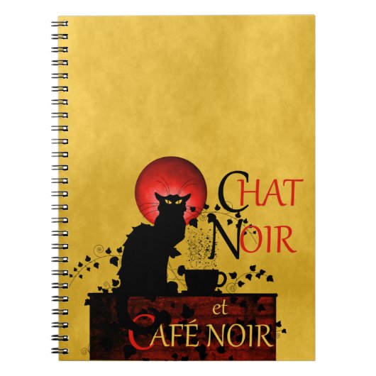 Carnet Conversation Noir et Café Noir (Devant)