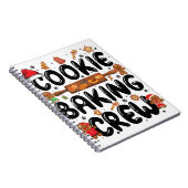 Carnet Cookie Baking Crew Famille Noël Gingerbread Te (Côté Droit)