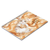 Carnet Cookie Chat Crème Caramel (Côté gauche)
