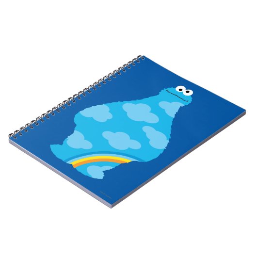 Carnet Cookie Monster Arcs-en-ciel (Côté gauche)