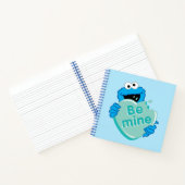 Carnet Cookie Monster "Be Mine" Candy Saint-Valentin (Intérieur)