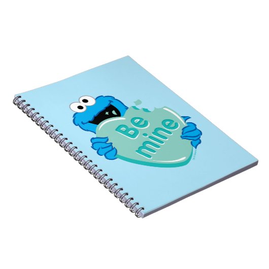 Carnet Cookie Monster "Be Mine" Valentine's Heart Candy (Côté Droit)