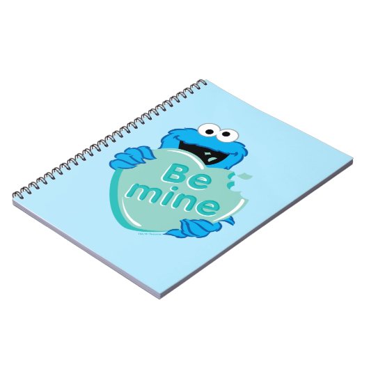 Carnet Cookie Monster "Be Mine" Valentine's Heart Candy (Côté gauche)