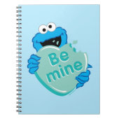 Carnet Cookie Monster "Be Mine" Valentine's Heart Candy (Devant)