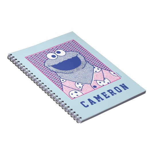 Carnet Cookie Monster | Cookie Bouton Bas (Côté Droit)