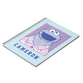 Carnet Cookie Monster | Cookie Bouton Bas (Côté gauche)