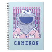 Carnet Cookie Monster | Cookie Bouton Bas (Devant)