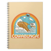 Carnet Cookie Monster Cowabunga! (Devant)