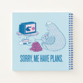Carnet Cookie Monster | Désolé, J'Ai Des Plans (Dos)
