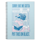 Carnet Cookie Monster | Désolé Mais Moi Faut (Devant)