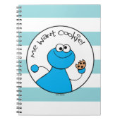 Carnet Cookie Monster Doodley Graphisme (Devant)