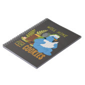 Carnet Cookie Monster | fera de la randonnée pour des coo (Côté gauche)