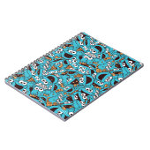 Carnet Cookie Monster | Nom Nom Nom Pattern (Côté gauche)
