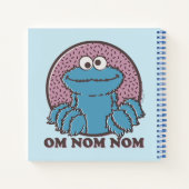Carnet Cookie Monster | Om Nom Nom Nom (Dos)