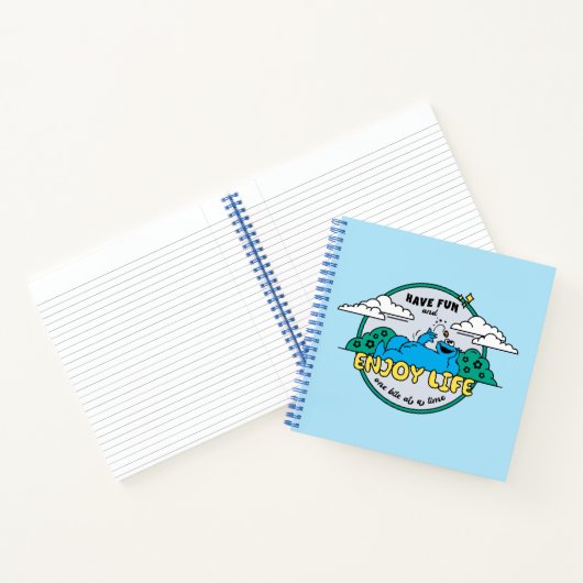 Carnet Cookie Monster | Profitez de la vie une bouchée à (Intérieur)