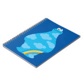 Carnet Cookie Monster Rainbows (Côté gauche)