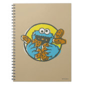 Carnet Cookie Monster Retro (Devant)