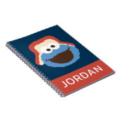 Carnet Cookie Monster Visage de la Forêt | Ajoutez Votre  (Côté Droit)