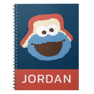 Carnet Cookie Monster Visage de la Forêt Ajoutez Votre