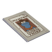 Carnet Cookie Monster | Wanted Poster (Côté Droit)