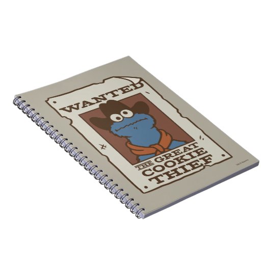 Carnet Cookie Monster | Wanted Poster (Côté Droit)