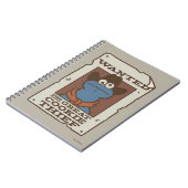 Carnet Cookie Monster | Wanted Poster (Côté gauche)