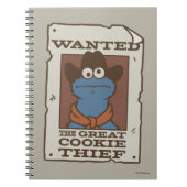 Carnet Cookie Monster | Wanted Poster (Devant)