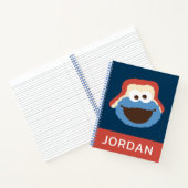 Carnet Cookie Monster Woodland Face | Ajouter Votre Nom (Intérieur)