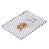 Carnet Cookie Recipe Notebook for Home Bakers. (Côté gauche)