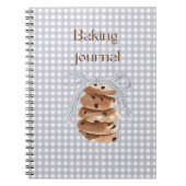 Carnet Cookie Recipe Notebook for Home Bakers. (Devant)