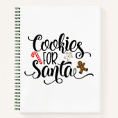 Carnet Cookies pour Père Noël Fun Christmas (Devant)