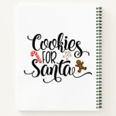 Carnet Cookies pour Père Noël Fun Christmas (Dos)