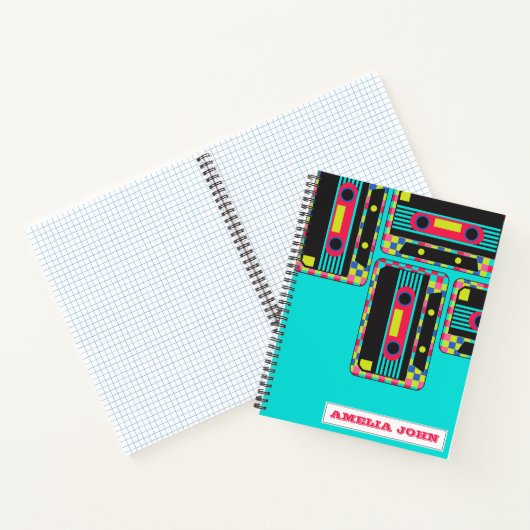Carnet Cool 90s Retro Art Custom (Intérieur)