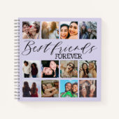 Carnet Cool Best Friends Purple Photo Collage (Devant)