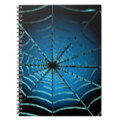 Carnet Cool Blue Spider Web (Devant)