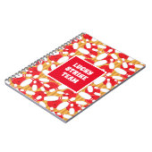 Carnet Cool Bowling Balls and Pins Strikes League Team (Côté gauche)