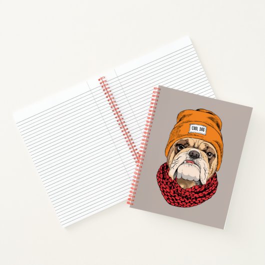 Carnet Cool Bulldog (Intérieur)
