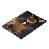 Carnet Cool Cat Guitarist – Minimal Elegant Design (Côté gauche)