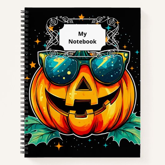 Carnet Cool cosmique Jack-O-Space (Devant)