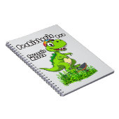 Carnet Cool Dino on a Skateboard (Côté Droit)