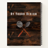 Carnet Cool en bois rustique Recette classique de la fami (Dos)
