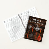 Carnet Cool en bois rustique Recette classique de la fami (Intérieur)