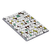 Carnet Cool et tendance motif sans couture de doo dessiné (Côté Droit)