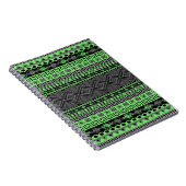 Carnet Cool été tendance néon vert gris gris vert noir Az (Côté Droit)