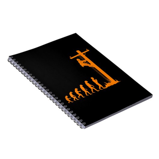 Carnet Cool Évolution Unique De Lineman Electrician Cadea (Côté Droit)