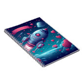 Carnet Cool/futuriste la Saint Valentin (Côté Droit)